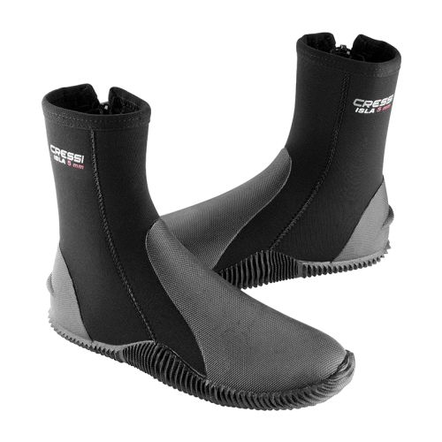 Cressi Isla 3mm Diving Boots - Hard Sole Scuba Booties ()